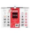 CALENDARIO 2025 NEUTRO PARED NUMEROS GRANDES S 210X150MM FINOCAM 780200025