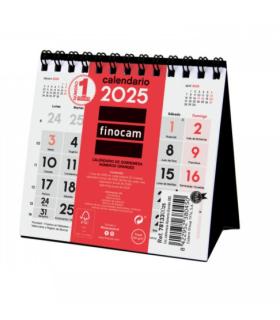 CALENDARIO 2025 SOBREMESA NEUTRO NUMEROS GRANDES XXS 110X100MM FINOCAM 781330025