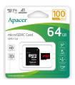 Tarjeta De Memoria Apacer 64GB XC UHS 1 Con Adaptador/ Clase 10/ 100MBs