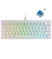 Teclado Gaming Mecnico Mars Gaming MKMINIPRO/ Switch Azul/ Blanco