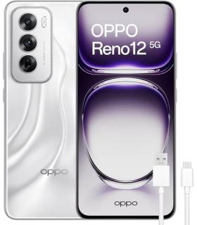 OPPO RENO 12 5G 256GB 12GBSILVER + CABLE USB