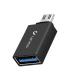 ADAPTADOR UNICO MICRO USB3.0 METLICO. NEGRO