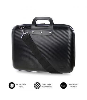 SUBBLIM Maletn Ordenador EVA Laptop Bag Carbon 13,3\" Black