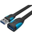 Cable Alargador USB 3.0 Vention VAS-A13-B200/ USB Macho - USB Hembra/ 5Gbps/ 2m/ Negro Y Azul