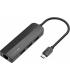 Docking USB Tipo-C Vention TGOBB/ 3xUSB/ 1xRJ45/ 1x Micro B PD/ Negro