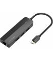 Docking USB Tipo-C Vention TGOBB/ 3xUSB/ 1xRJ45/ 1x Micro B PD/ Negro