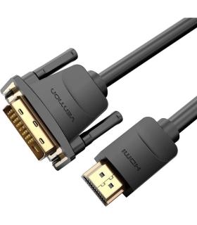 Cable Conversor Vention ABFBH/ DVI Macho - HDMI Macho/ 2m/ Negro