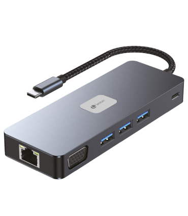 LEOTEC DOCKING STATION 11-1 PLUS 1USB-C PD100 3USB3.2 HDMI VGA GGL LECTJSD MCSD