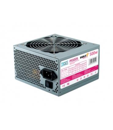 3Go PS502S - Fuente de alimentacin - 500W - 20+4 - 2 x SATA - 3 x IDE - 1 x FDD - Cable de alimentacin includo