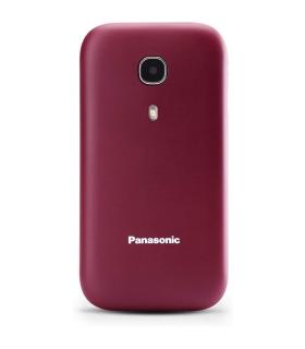 Telfono Mvil Panasonic KX-TU400EXR para Personas Mayores/ Rojo Granate