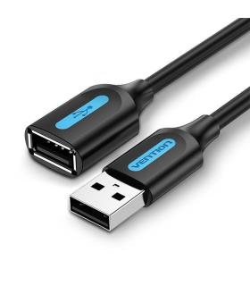 Cable Alargador USB 2.0 Vention CBIBD/ USB Macho - USB Hembra/ 50cm/ Negro