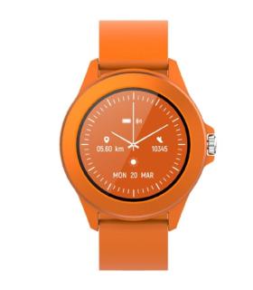 Smartwatch Forever Colorum CW-300/ Notificaciones/ Frecuencia Cardaca/ Naranja