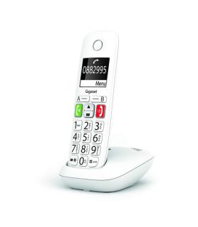 Gigaset E290 Telfono DECT/analgico Identificador de llamadas Blanco