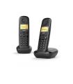 Gigaset A170 Duo Telfono DECT/analgico Negro Identificador De Llamadas