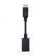 Nanocable CONVERSOR DISPLAYPORT A HDMI DP/M-HDMI/H NEGRO 15 CM