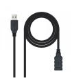 Nanocable CABLE USB 3.0, TIPO A/M-A/H, NEGRO, 2.0 M