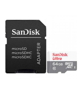 SanDisk 64GB Ultra microSDXC memoria flash Clase 10