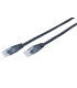 CABLE RED GEMBIRD UTP CAT5E MOLDEADO 0,25M NEGRO