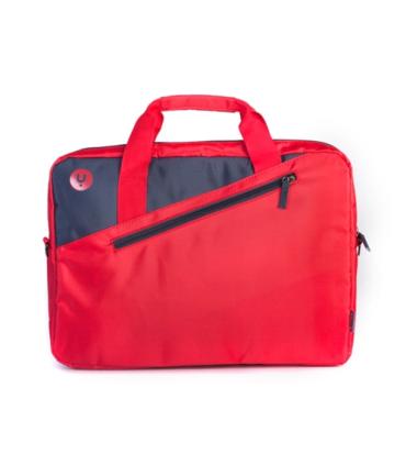 NGS Monray - Maletin Portatil Ginger Red - Hasta 15.6\" - Acolchado - Bolsillo exterior - Rojo