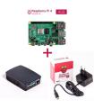 Kit Raspberry Pi 4 4GB + Caja Negra - Alimentacin Negra