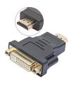 Adaptador DVI 3GO ADVIHDMI/ DVI Hembra - HDMI Macho