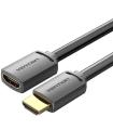 Cable Alargador HDMI 4K Vention AHCBH/ HDMI Macho - HDMI Hembra/ 2m/ Negro