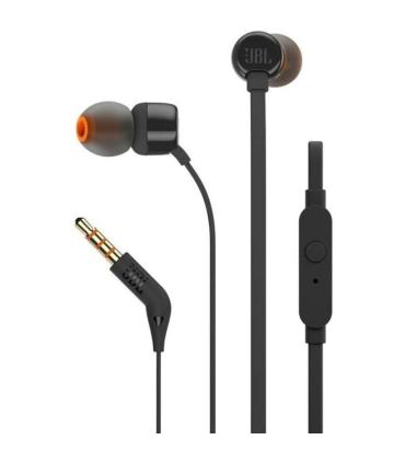 Auriculares Intrauditivos JBL Tune 160/ con Micrfono/ Jack 3.5/ Negros