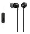 Auriculares Intrauditivos Sony MDR-EX15AP/ Con Micrfono/ Jack 3.5/ Negros