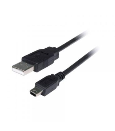 Cable USB 2.0 3GO C107/ MiniUSB Macho - USB Macho/ 1.5m/ Negro