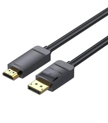 Cable Conversor Vention HAGBI/ DisplayPort Macho - HDMI 4K Macho/ 3m/ Negro