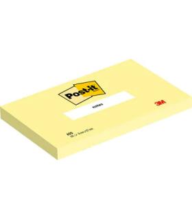 PACK 12 BLOCS 100 HOJAS NOTAS ADHESIVAS 76X127MM CANARY YELLOW CAJA CARTN 655 POST-IT 7100290165