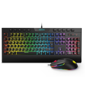 PACK KROM RGB TECLADO MEMBRANA Y RATON KALYOS