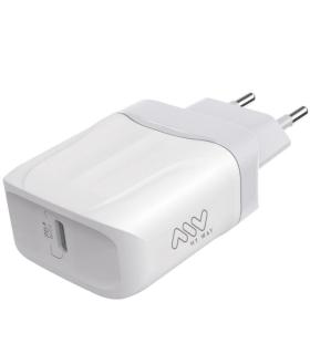 Cargador de Pared Myway MWACC0005/ 1xUSB Tipo-C/ 20W