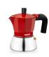 Cafetera Italiana Monix Induction Inox M863109/ 9 Tazas/ Roja