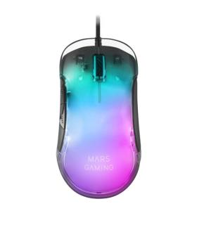 Ratn Gaming Mars Gaming MMGLOW/ Hasta 12800DPI/ Negro