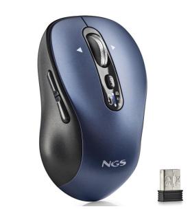 Ratn Inalmbrico por Bluetooth NGS Infinity-RB/ Batera recargable/ Hasta 3200 DPI/ Azul