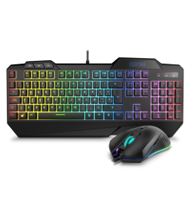 PACK KROM TECLADO SEMIMECANICO Y RATON KRUSHER SP