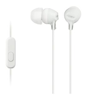 Auriculares Intrauditivos Sony MDR-EX15AP/ con Micrfono/ Jack 3.5/ Blancos