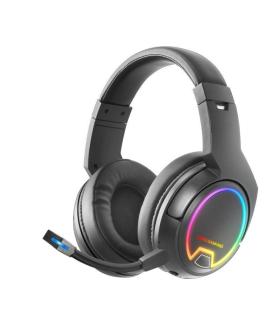 Auriculares Gaming Inalmbricos con Micrfono Mars Gaming MHW100/ Jack 3.5/ Negros