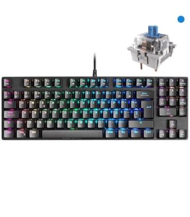 Teclado Gaming Mecnico Mars Gaming MKREVOPROBES/ Switch Azul