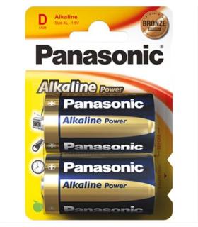 PILA PANASONIC LR20 ALKALINE 2 UNIDADES