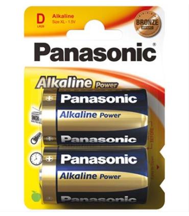 PILA PANASONIC LR20 ALKALINE 2 UNIDADES