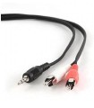 Cable Audio Gembird Conector 3,5Mm A Rca 1,5M