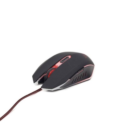 RATON GAMING GEMBIRD USB NEGRO/ROJO