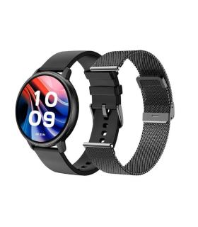 Smartwatch SPC Smartee Duo Classic 9652N/ Notificaciones/ Frecuencia Cardaca/ Negro/ Incluye Correa Extra