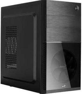 Caja Microatx Aerocool Cs-105 Ventilador Frontal Negro 1xusb3.0+1xusb2.0 Vga Hasta 240mm Color Negro Sin Fuente