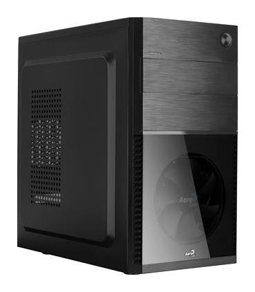 Caja Microatx Aerocool Cs-105 Ventilador Frontal Negro 1xusb3.0+1xusb2.0 Vga Hasta 240mm Color Negro Sin Fuente