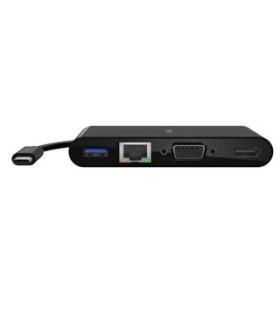 Docking Usb-c Belkin Avc005btbk A 1xusb-a 3,0 1x1gb Rj45 1xvga 1xhdmi (4k) Color Negro