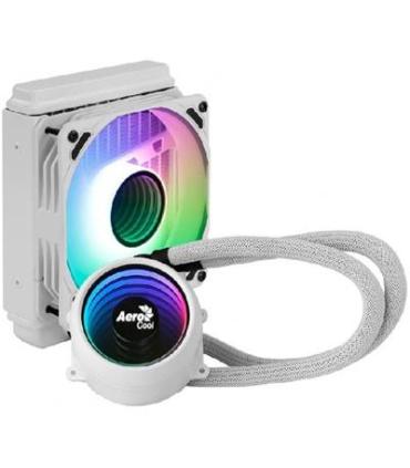 Sistema De Refrigeracion Liquida Aerocool Mirage L120 White 1x12cm Infinity Mirror Rgb-a (adressable) Tpd 200w Para Procesado