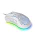 Mouse Mars Gaming Rgb Mmex Diseo Hive White 32kdpi Pixart 3389pro Switch Superficie Perforada Iluminacion Rgb Chroma